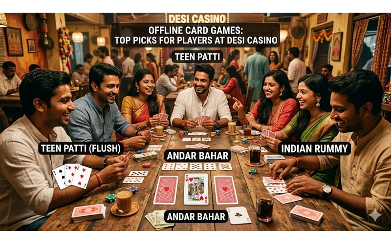 offline card games at Desi Casino body image
